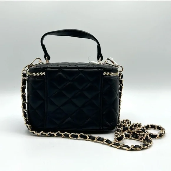 NWT‎ Valentino Orlandi Top Handle Vanity Box Bag MSRP $330 🔥🔥 - Picture 2 of 3